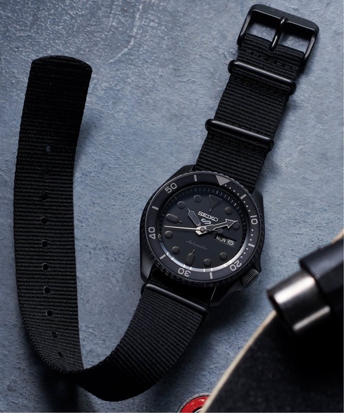 腕時計 SEIKO 5 SPORTS SBSA025 all Black レディース メンズの画像