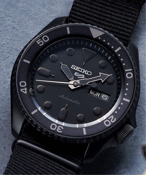 腕時計 SEIKO 5 SPORTS SBSA025 all Black レディース メンズの画像