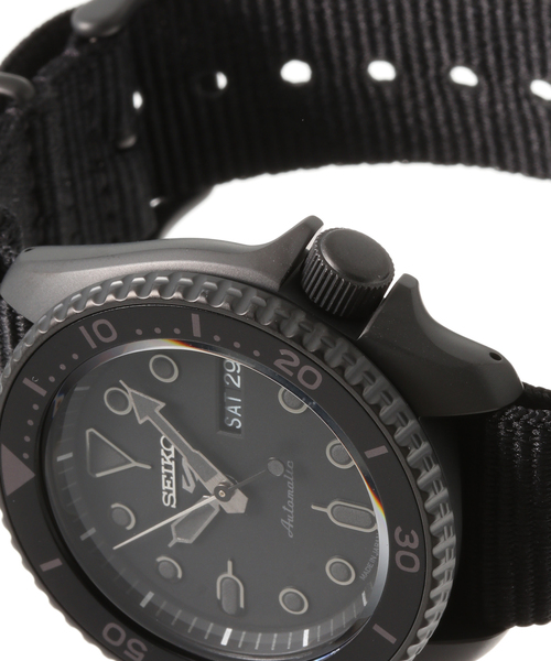 腕時計 SEIKO 5 SPORTS SBSA025 all Black レディース メンズの画像