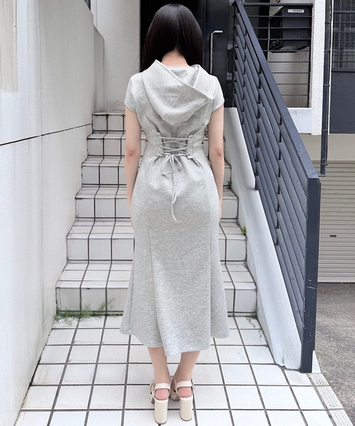 「NOMAE」 半袖ワンピース FREE ブラック レディース_画像2