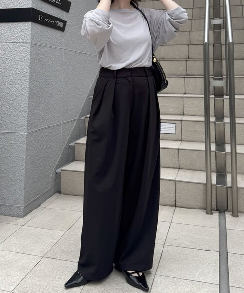 「gemeil」 スラックス FREE ベージュ レディース_画像8