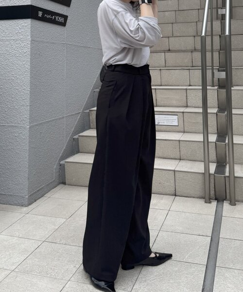 「gemeil」 スラックス FREE ベージュ レディース_画像9