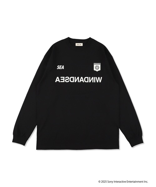 WIND AND SEA（ウィンダンシー） tシャツ PLAYSTATION x WDS L/S TEE