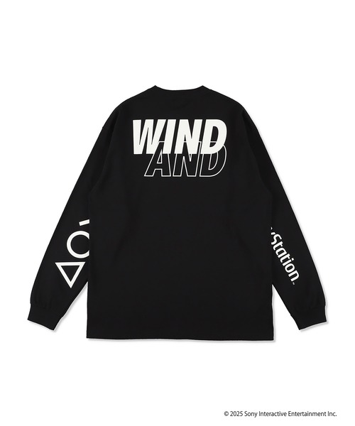 WIND AND SEA（ウィンダンシー） tシャツ PLAYSTATION x WDS L/S TEE