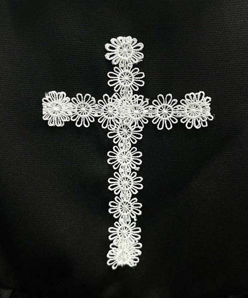 「DearMyLove」 長袖ワンピース MEDIUM ブルーグレー レディース_画像8
