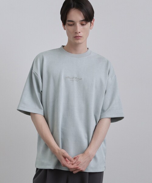 tk.TAKEO KIKUCHI（ティーケータケオキクチ） tシャツ ポンチスエード