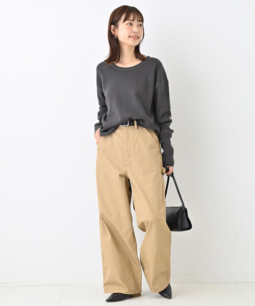 「SLOBE IENA」 長袖カットソー - レッド レディース_画像9