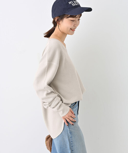 「SLOBE IENA」 長袖カットソー - レッド レディース_画像10