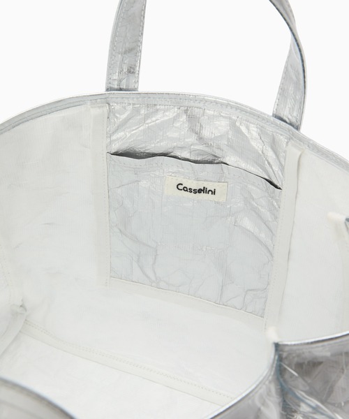 「Casselini」 2WAYバッグ FREE シルバー レディース_画像8