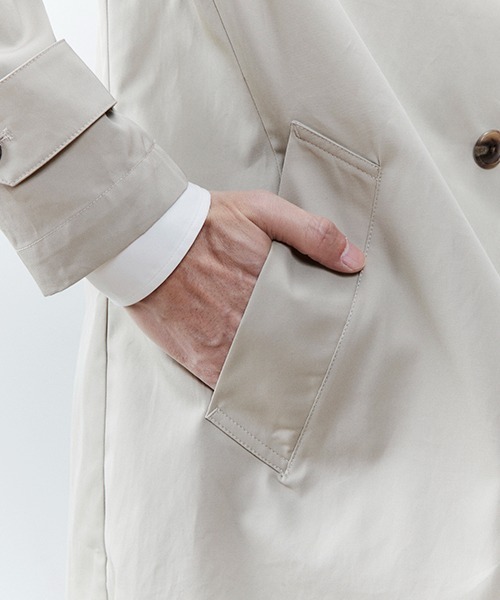 MEN 'S MELROSE ウールトコート MEN'S MELROSE ステンカラーコート コート 「WEB限定」バルカラー