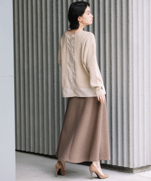 HOTお買い得 ニット PayPayモール店 - 通販 - PayPayモール ラムウールタックニット 2WAYトップス/カーディガン ZOZOTOWN 定番大得価