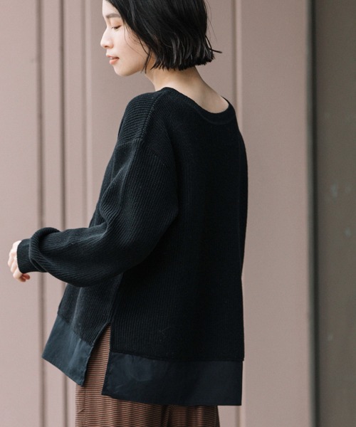 HOTお買い得 ニット PayPayモール店 - 通販 - PayPayモール ラムウールタックニット 2WAYトップス/カーディガン ZOZOTOWN 定番大得価