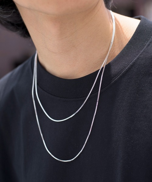 ネックレス And A アンドエー / Link chain necklace ベネチアンチェーンネックレス チョーカー シルバー925の画像