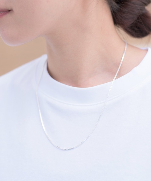 ネックレス And A アンドエー / Link chain necklace ベネチアンチェーンネックレス チョーカー シルバー925の画像