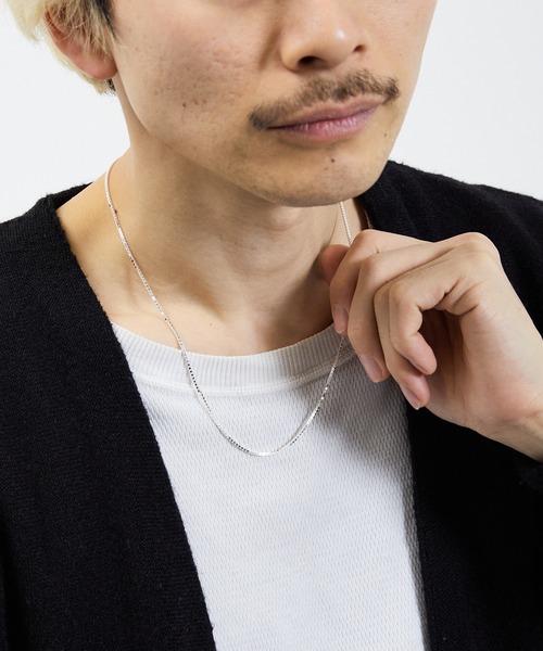 ネックレス And A アンドエー / Link chain necklace ベネチアンチェーンネックレス チョーカー シルバー925の画像