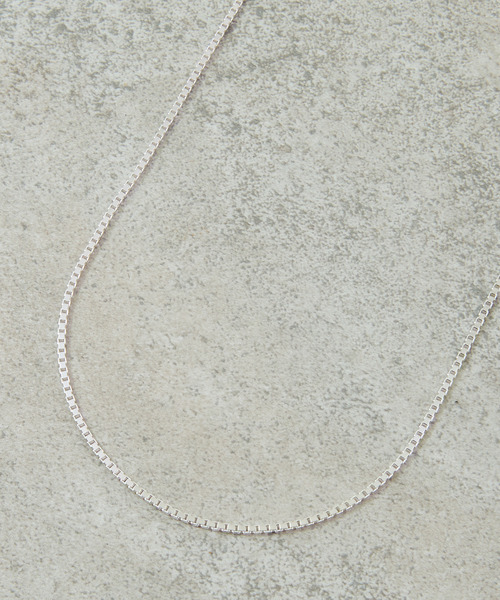 ネックレス And A アンドエー / Link chain necklace ベネチアンチェーンネックレス チョーカー シルバー925の画像