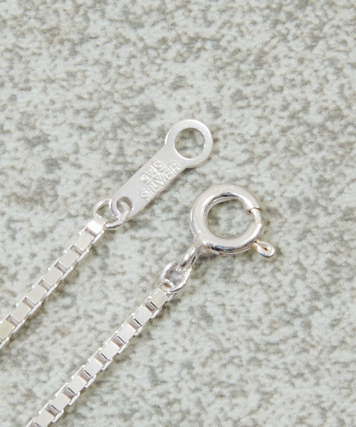 ネックレス And A アンドエー / Link chain necklace ベネチアンチェーンネックレス チョーカー シルバー925の画像