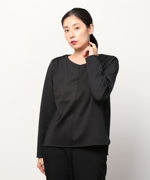 tシャツ ダンボールニット　Vネックプルオーバー レディース