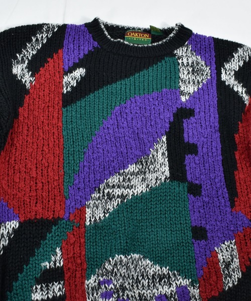 【サイズガイ】 ニット 90's OKATON デザインニット プルオーバーニット ZOZOTOWN PayPayモール店 - 通販 - PayPayモール またヴィン