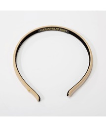 美品　アレクサンドルドゥパリ　カチューシャ　保存袋付き　ラインストーン　ゴールド ALEXANDRE DE PARIS（アレクサンドル ドゥ パリ） カチューシャ