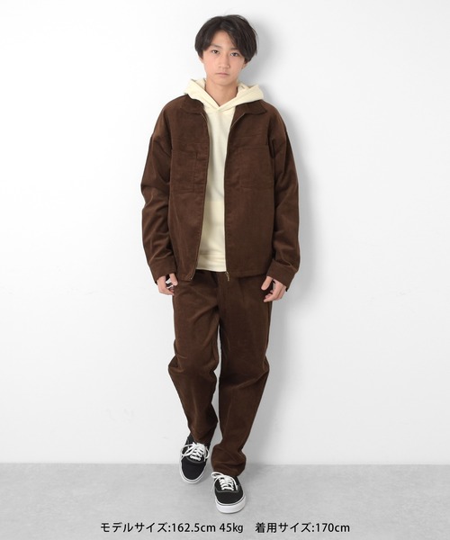 GLAZOS（グラソス） ブルゾン アウター コーデュロイ・ZIPブルゾン