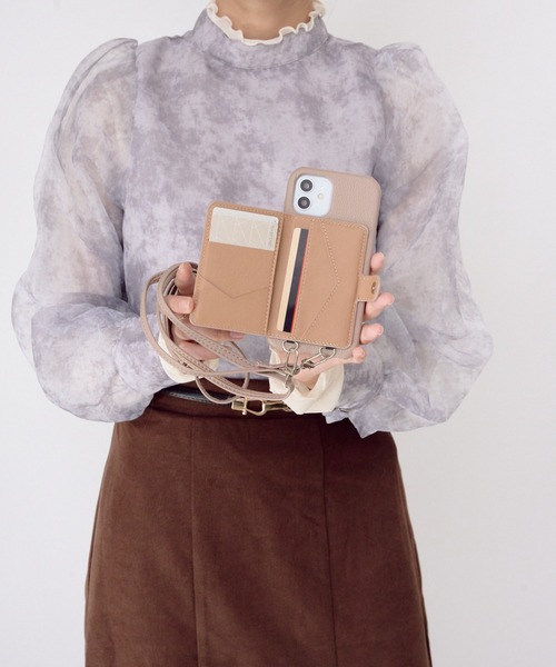 Loco Ocean スマホケース 「多収納」 フェイクレザー フラップカード