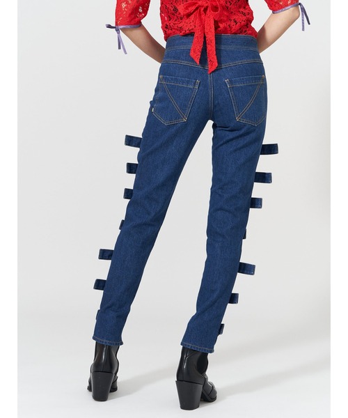 パンツ デニム ジーンズ Belted Skinny Denim レディース : 71493833 