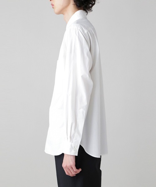 シャツ ブラウス FINE COTTON LINEN POPLIN FINE COTTON LINEN MARGARET