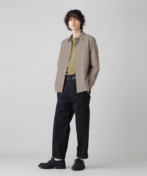 シャツ ブラウス FINE COTTON LINEN POPLIN FINE COTTON LINEN MARGARET