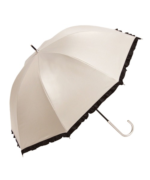 定晴定晴 JILL STUART（ジル スチュアート）】 バイカラー柄 晴雨兼用傘