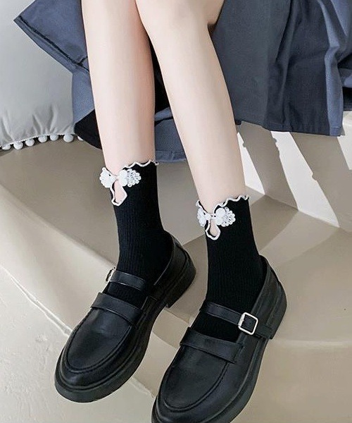 andmary Baby loose sox ベージュ お値下げ 靴下 F＆D : チャイナ