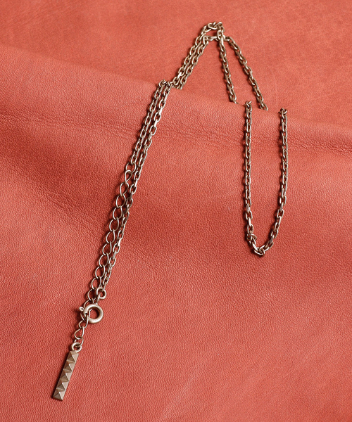 GILD ネックレス ギルド / Studs plate necklace スタッズ プレート  