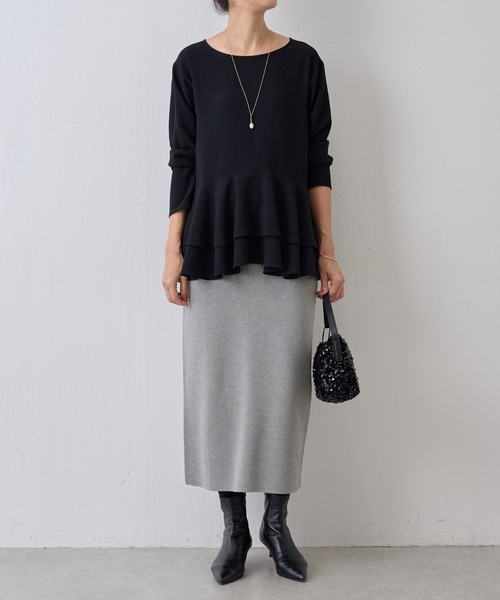 LIVETART》裾フリルブラウス