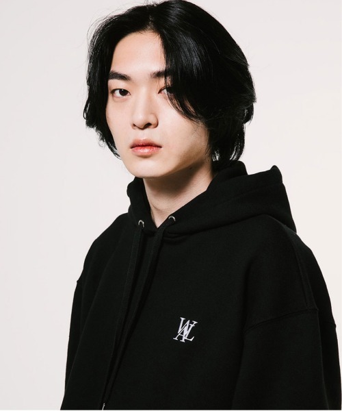 WOOALONG パーカー Signature standard hoodie レディース