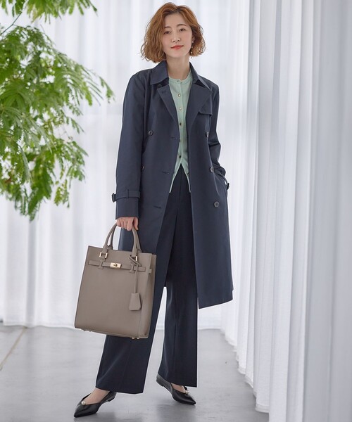 23区（ニジュウサンク） トレンチコート コート コットンポリエステル