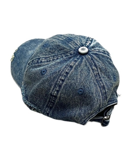 キャップ 帽子 「Never mind the XU」wash denim cap / 「ネバー