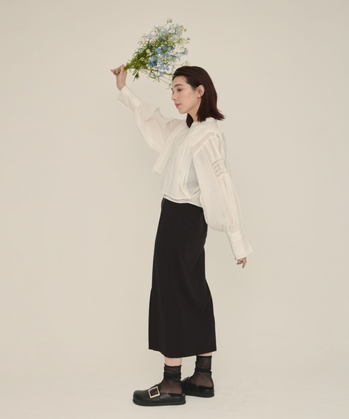 ブラウス シャツ 「eL」Made in India  Embroidery Lace Shirt/993246 レディース ブラウス シャツ 「eL」Made in India Embroidery Lace Shirt