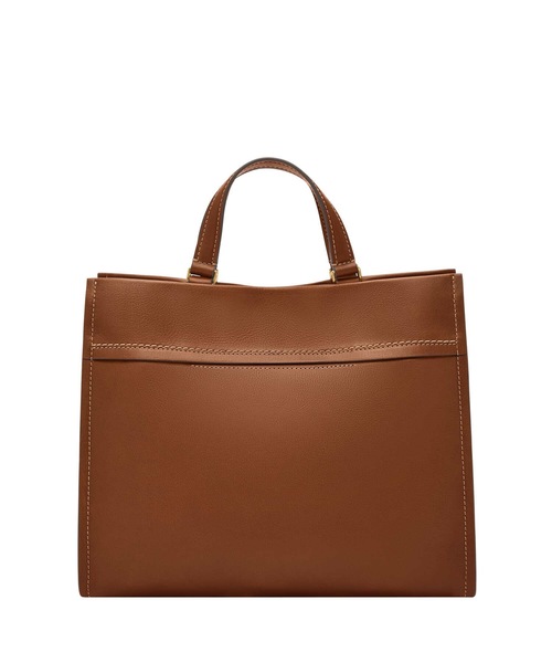 ブラウンレザートートバッグ FOSSIL（フォッシル） ショルダーバッグ バッグ トートバッグ