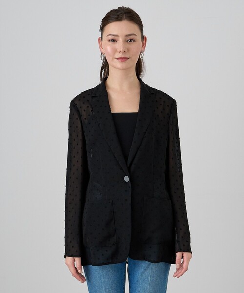 【新品未使用】アナイ　38テーラードジャケット ANAYI（アナイ） ジャケット テーラードジャケット シアードット