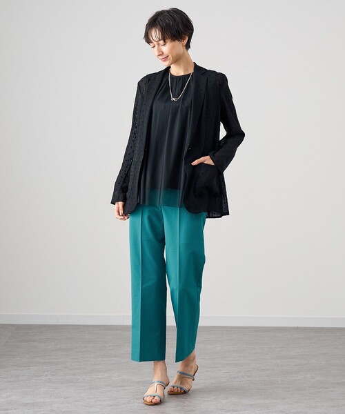 ANAYI ジャケット テーラードジャケット シアードットテーラード