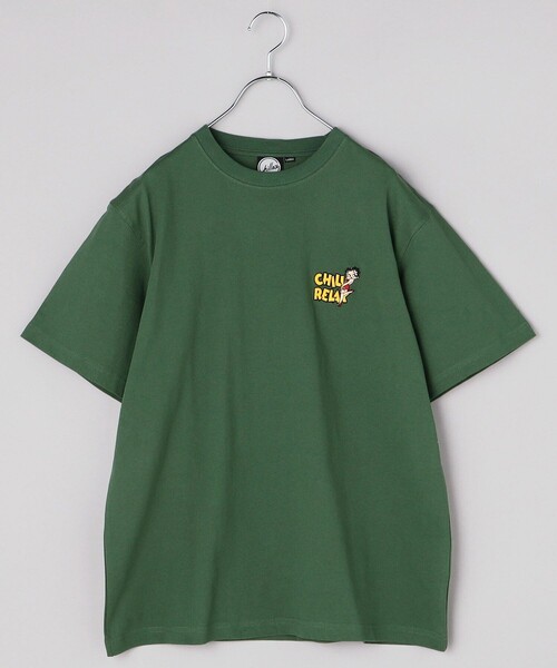 Brook ダックプリント Tシャツ S ネイビー Brook ダックプリント Tシャツ S ネイビー