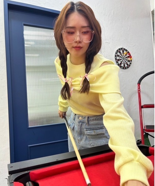 tシャツ ipugo/イプゴ 2WAYオフショルリブトップス レディース ipugo tシャツ ipugo/イプゴ 2WAYオフショルリブトップス
