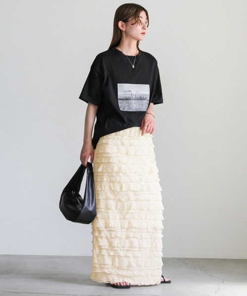 select MOCA スカート レースフリルスカート : ZOZOTOWN Yahoo