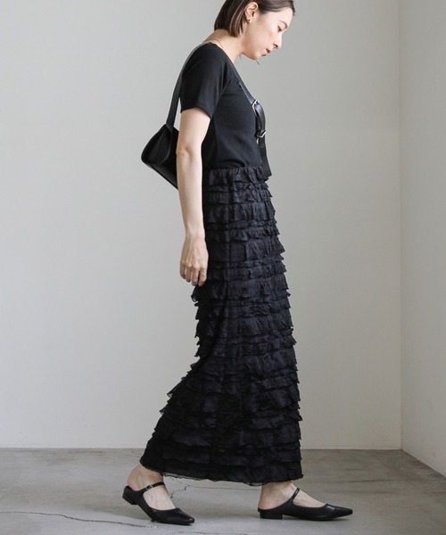 select MOCA スカート レースフリルスカート : ZOZOTOWN Yahoo