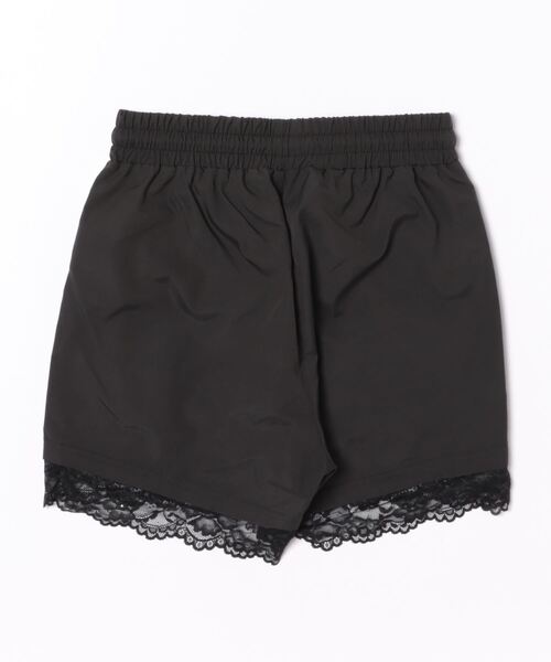 【yumi様】loin.新品cottonsweatpant ショートパンツ(黒) ALMO パンツ 「LAMPOON」サイドラインショートパンツ レディース