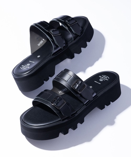 foot the coacher サンダル S.S SANDALS T-BELT メンズ