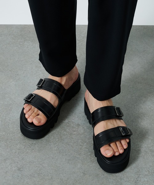 foot the coacher サンダル S.S SANDALS T-BELT メンズ