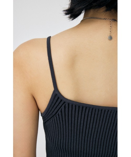 SET】BLACK BY MOUSSY メランジカーディガン+キャミソール