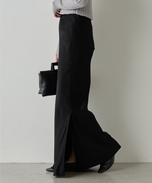 【新品】GALLARDAGALANTEサテンスリットスカート GALLARDAGALANTE（ガリャルダガランテ） スカート サテンスリット