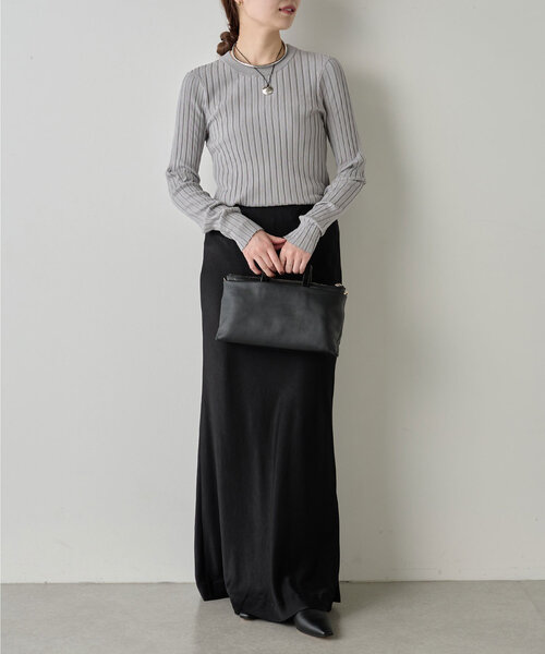 【新品】GALLARDAGALANTEサテンスリットスカート GALLARDAGALANTE（ガリャルダガランテ） スカート サテンスリット